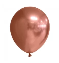 Chrome kobber ballon - 30 cm