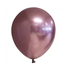 Chrome Rose guld ballon - 30 cm