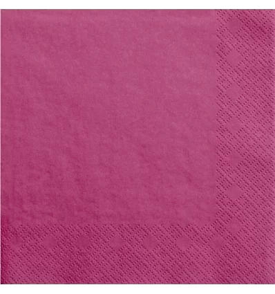 Pink servietter 33 cm