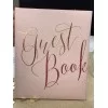 Gæstebog - Pink - Guest book stor skrift
