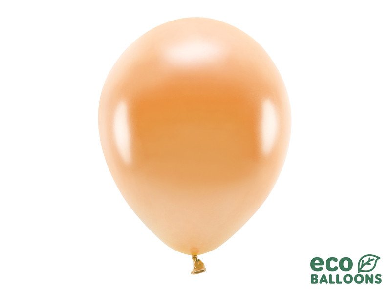 Orange ballon - Metallic 30 cm.