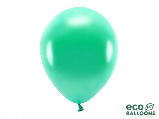Grøn balloner - metallic 26 cm.