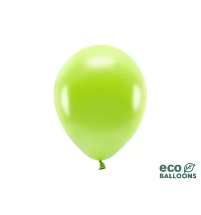 Æble grøn balloner - metallic