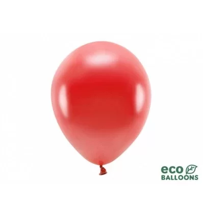 Rød ballon - metallic