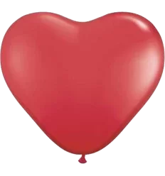 Hjerte ballon - 40 cm.
