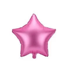 Foile ballon Stjerne - 48cm, pink