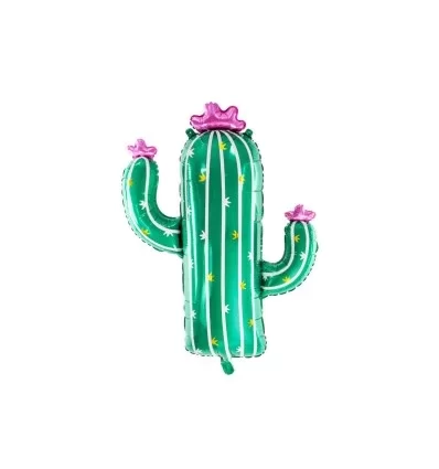Folie ballon Kaktus - grøn, 60x82cm