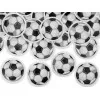 Konfettikanon med fodbolde, mix af sort og hvid, 40cm
