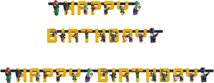 Lego Batman Fødselsdagsbanner