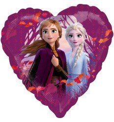 Hjerte Folie ballon Frost, Anna og Elsa