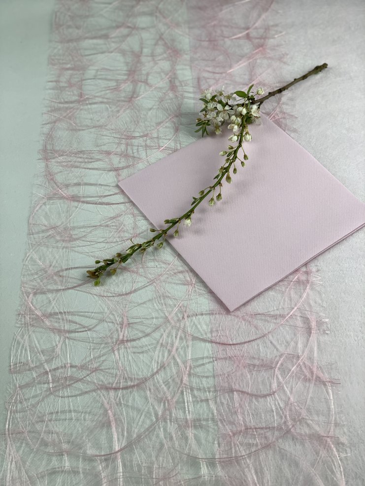 Billede af Lys rosa tekstilservietter 40 x 40 25 stk.