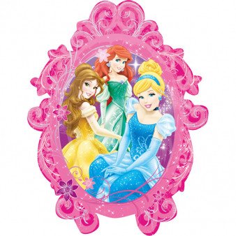 Disney Prinsesser Spejl Folie Ballon