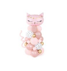 Ballonfigur pink kat