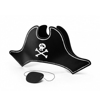 Pirat hat og øjeklap