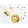 60 års Fødselsdag  guld konfetti
