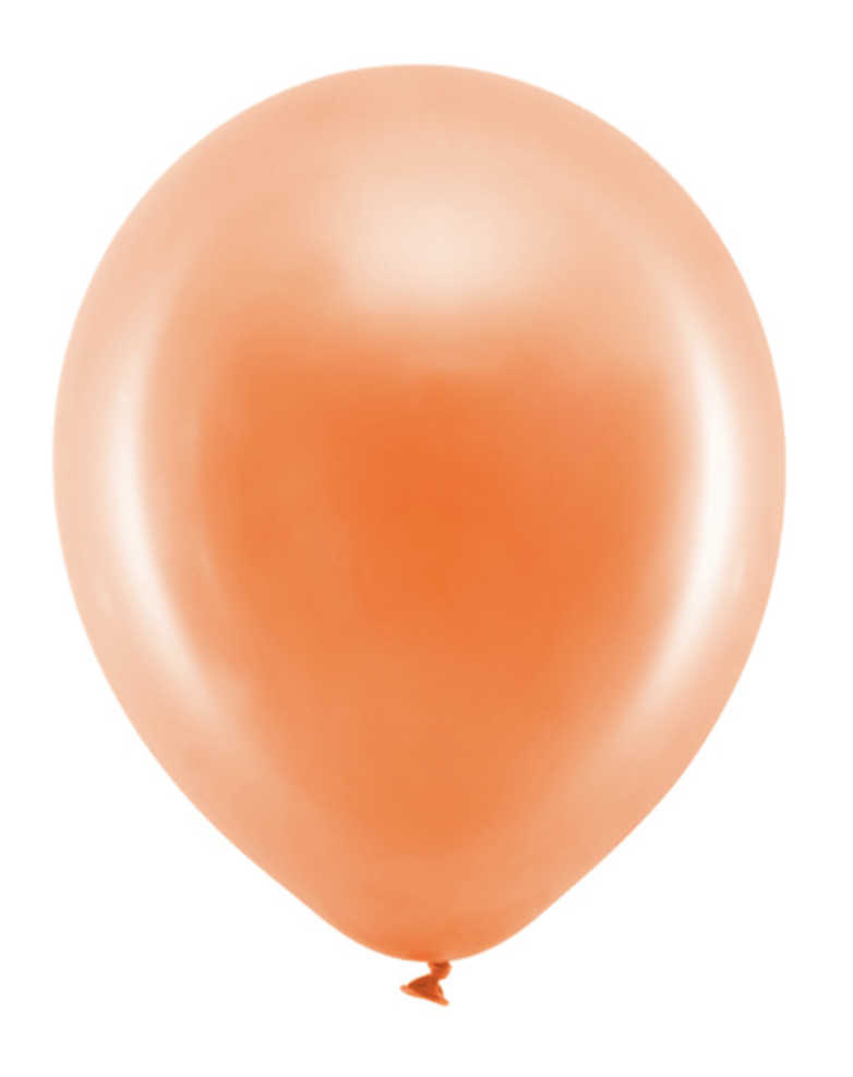 Orange ballon - Metallic