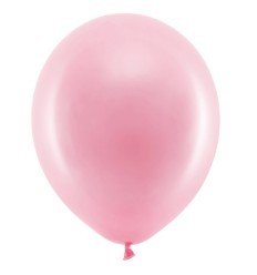 Pink regnbue ballon - Pastel