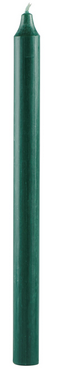 Rustik Mørkegrøn Stearinlys - 30 cm