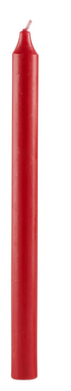 Rustik Rød Stearinlys - 30 cm