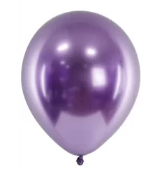 Violet metallic latex ballon