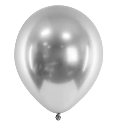 Sølv ballon metallic