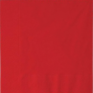Køb Røde servietter 33 cm - Pris 15.00 kr.