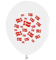 Ballon med dannebrog