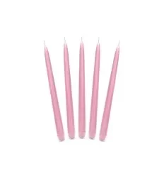 Lys Pink Stearinlys - 24 cm