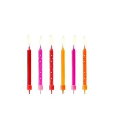 Fødselsdagslys med farve mix