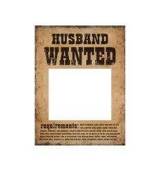 Fotoramme - Husband wanted - wife wanted