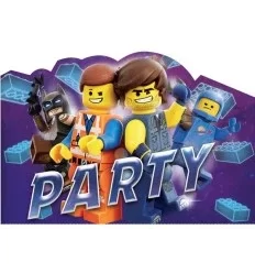 Lego Movie Invitationer