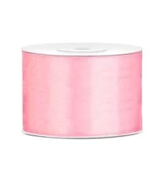 Lys pink Satin bånd - 50 mm