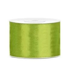 Lys grøn Satin bånd - 50 mm