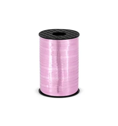 Gavebånd - Lys pink Metallic