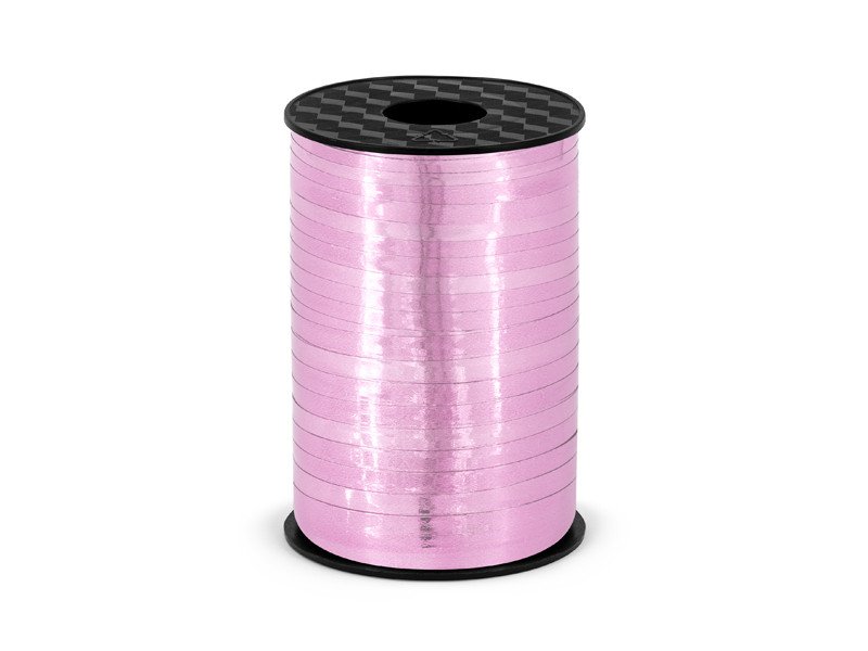 Billede af Gavebånd - Lys pink Metallic