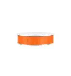 Orange grosgrain bånd - 15 mm