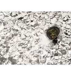 Sølv konfetti - skub op