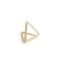 Guld - triangel - kortholder