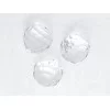 Krystal kugle - gennemsigtig - 32x34 mm