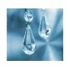 Krystal dråbe - gennemsigtig - 23x51 mm