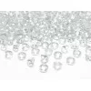Gennemsigtig diamant konfetti - 12 mm