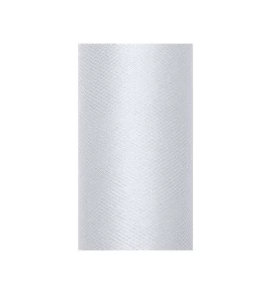 Lys grå tyl - 15 cm