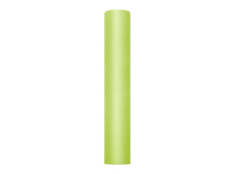 6: Lys grøn tyl - 30 cm