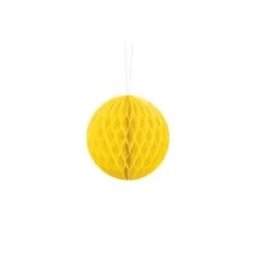 Gul Honeycomb - 10 cm - Rund