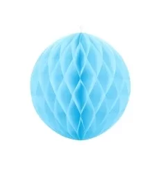 Lys blå Honeycomb - 40 cm - Rund