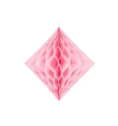 Lyserød Honeycomb - 30 cm - Diamant