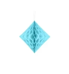 Lys blå Honeycomb - 20 cm - Diamant