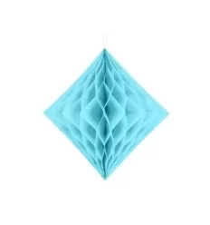 Lys blå Honeycomb - 30 cm - Diamant