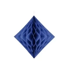 Marine Blå Honeycomb - 30 cm - Diamant