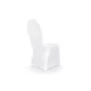 Hvid stol betræk til rund stol ryg uden armlæn